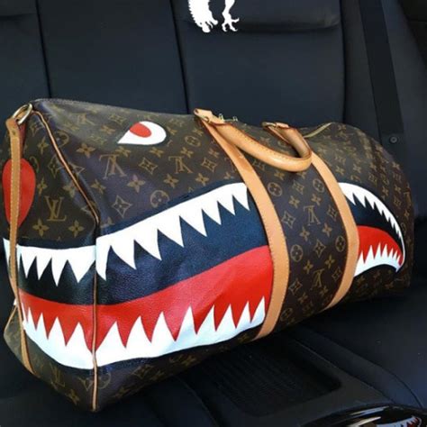 bape louis vuitton bag